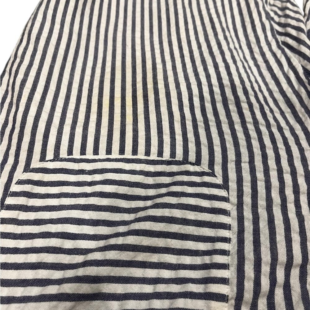 Urban Outfitters Monochrome Beach Striped Wide-Leg Pants Small - Picture 3 of 11
